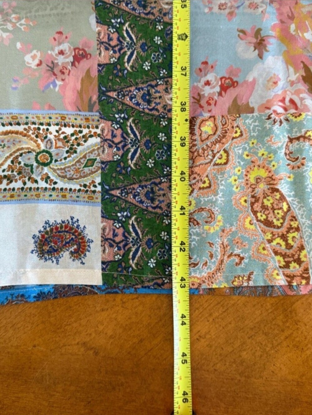 Zimmerman Boho Patchwork Paisley Wide-Leg Pants — Multicolor Patchwork - Picture 11 of 11